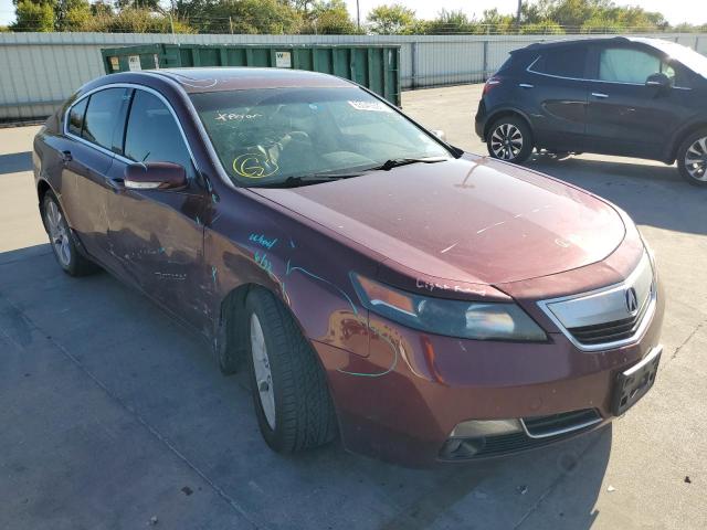 19UUA8F59DA017056 - 2013 ACURA TL TECH BURGUNDY photo 1