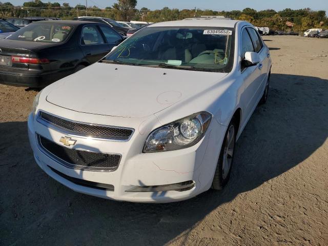 1G1ZC5EU8CF384997 - 2012 CHEVROLET MALIBU 1LT თეთრი ფოტო 2