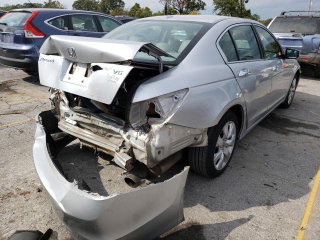 1HGCP3F85AA011340 - 2010 HONDA ACCORD EXL SILVER photo 4