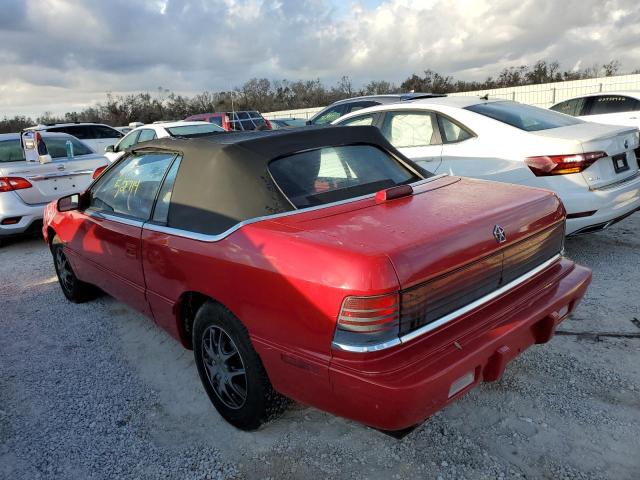 1C3XU4531NF273096 - 1992 CHRYSLER LEBARON RED photo 3