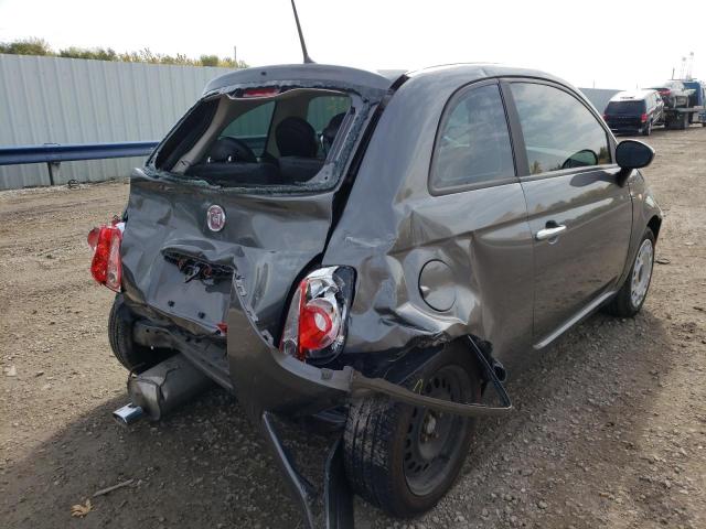 3C3CFFAR4DT528570 - 2013 FIAT 500 POP GRAY photo 4