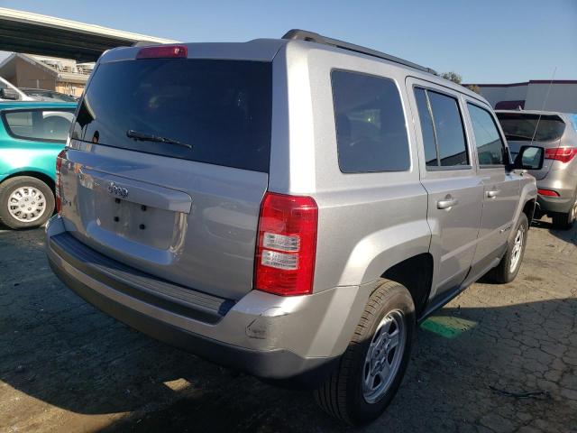 1C4NJRBB9ED841479 - 2014 JEEP PATRIOT SILVER photo 4