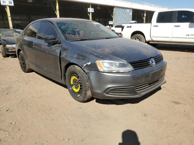 3VW2K7AJ1DM365399 - 2013 VOLKSWAGEN JETTA BASE GRAY photo 1
