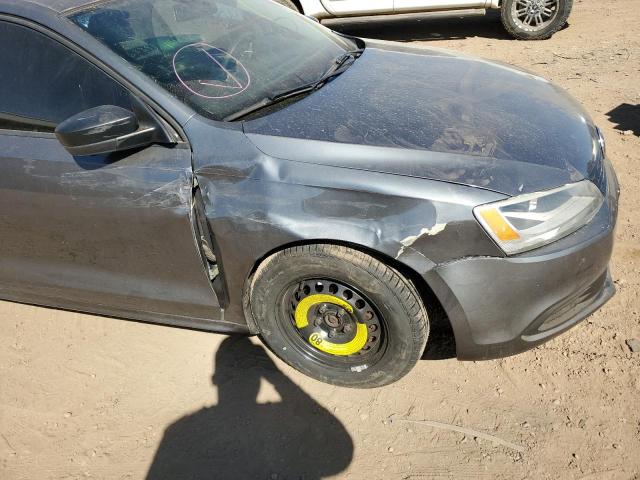 3VW2K7AJ1DM365399 - 2013 VOLKSWAGEN JETTA BASE GRAY photo 9