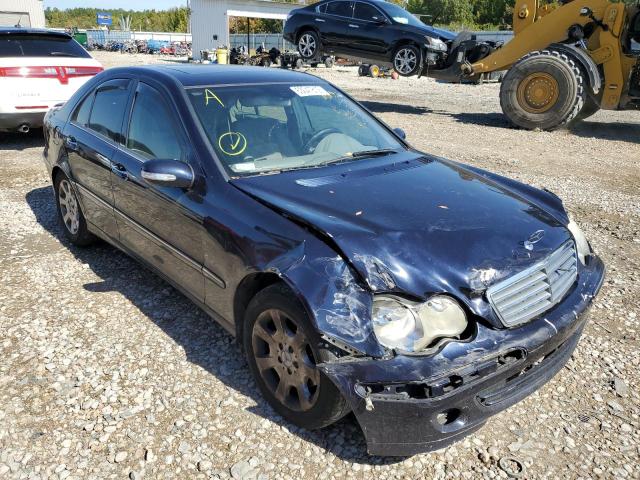 WDBRF84J85F617866 - 2005 MERCEDES-BENZ C 320 4MAT BLUE photo 1