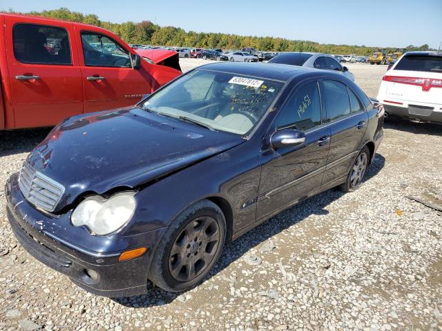 WDBRF84J85F617866 - 2005 MERCEDES-BENZ C 320 4MAT BLUE photo 2