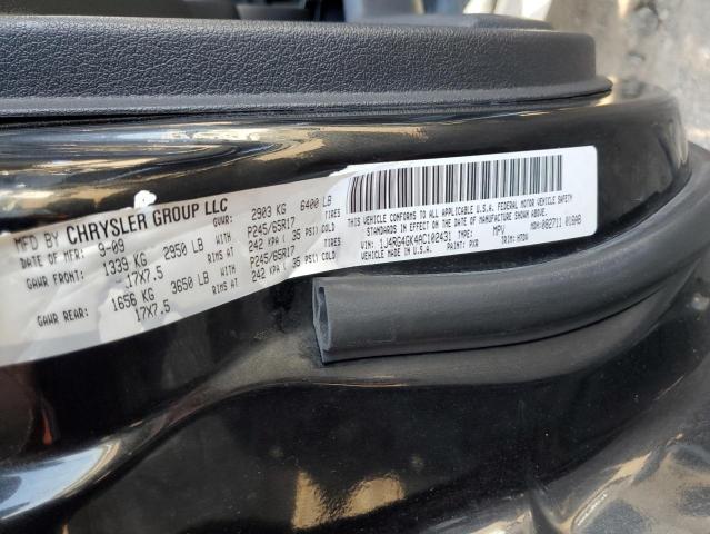 1J4RG4GK4AC102431 - 2010 JEEP COMMANDER 黑色 照片 10