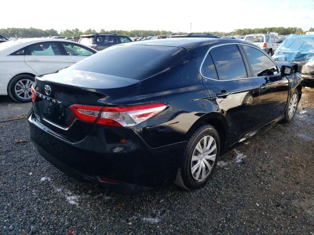 4T1B11HK7JU647115 - 2018 TOYOTA CAMRY L BLACK photo 4