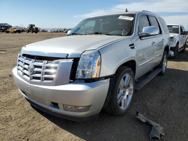 1GYS4CEF3BR117544 - 2011 CADILLAC ESCALADE P SILVER photo 2