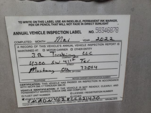 5MADN4028CC021430 - 2012 MAC DUMP TRAIL ვერცხლისფერი ფოტო 10