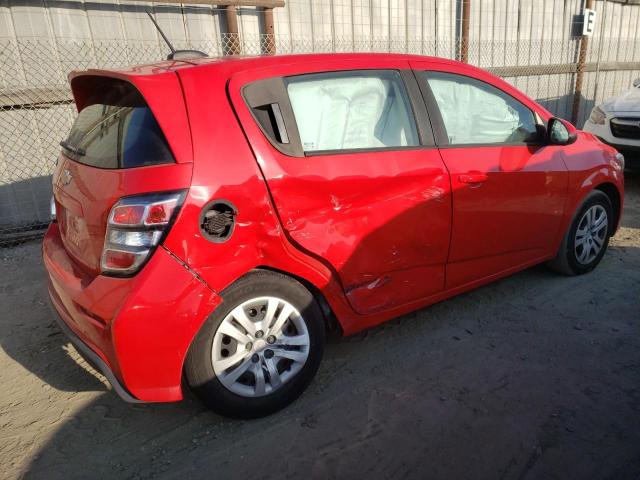 1G1JG6SB3L4123623 - 2020 CHEVROLET SONIC RED photo 3