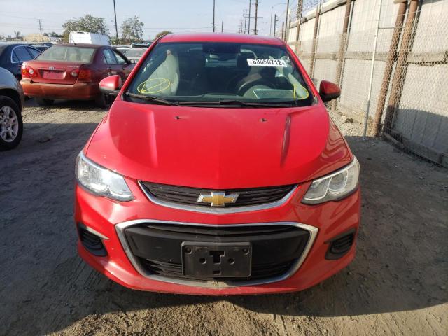 1G1JG6SB3L4123623 - 2020 CHEVROLET SONIC RED photo 5