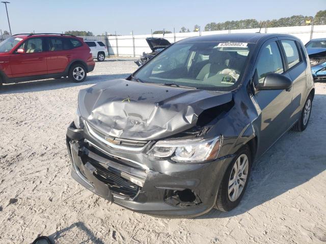 1G1JG6SB1L4122762 - 2020 CHEVROLET SONIC CHARCOAL photo 2