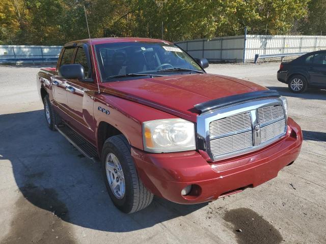 1D7HE48K16S514167 - 2006 DODGE DAKOTA QUA BURGUNDY photo 1