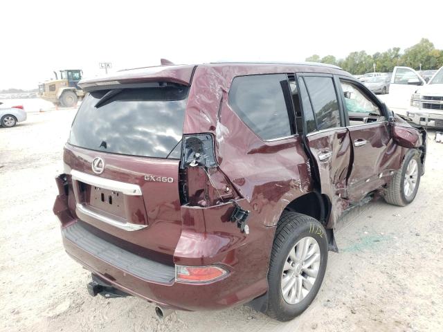 JTJBM7FX3K5217670 - 2019 LEXUS GX 460 BURGUNDY photo 4