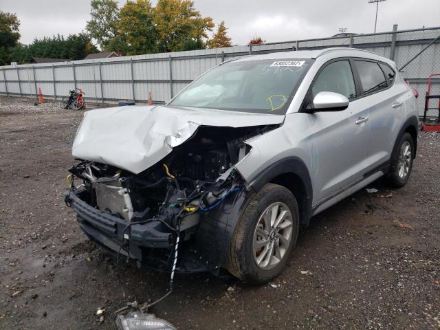 KM8J33A41JU755923 - 2018 HYUNDAI TUCSON SEL SILVER photo 2