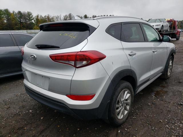 KM8J33A41JU755923 - 2018 HYUNDAI TUCSON SEL SILVER photo 4