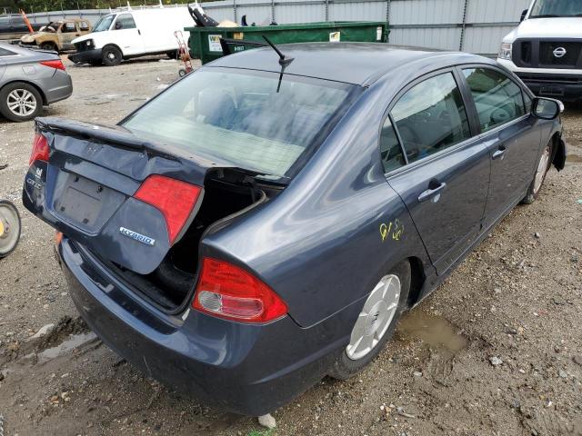 JHMFA36238S027256 - 2008 HONDA CIVIC HYBR GRAY photo 4