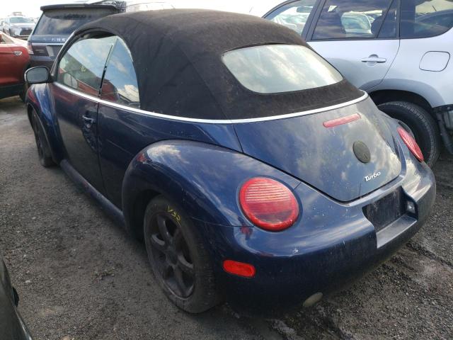 3VWCD21Y74M303732 - 2004 VOLKSWAGEN NEW BEETLE 蓝色 照片 3