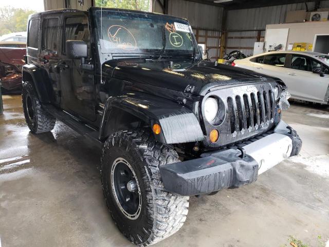 1C4HJWEG4CL239756 - 2012 JEEP WRANGLER BLACK photo 1