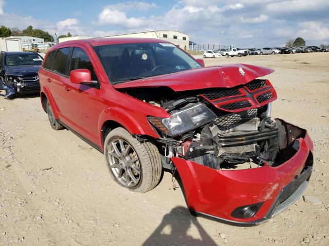 3C4PDCEG8HT527891 - 2017 DODGE JOURNEY GT RED photo 1