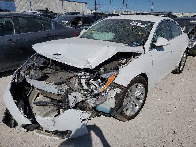 2G4GK5EX9E9312239 - 2014 BUICK REGAL WHITE photo 2