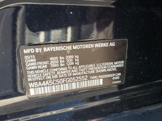 WBA4A5C50FG052552 - 2015 BMW 428 I GRAN BLACK photo 10