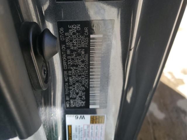 JTKDE177470165886 - 2007 TOYOTA SCION TC 石墨色 照片 10