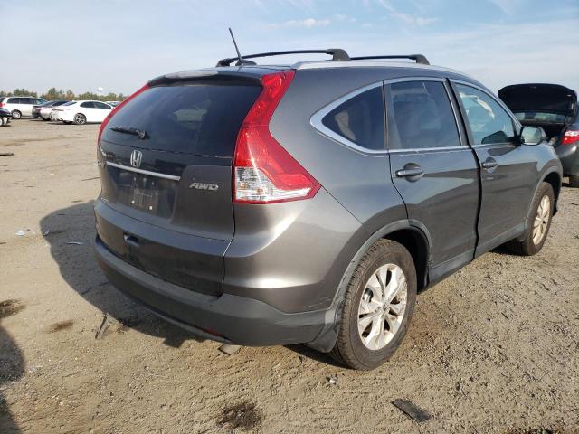 2HKRM4H7XEH606517 - 2014 HONDA CR-V EXL SILVER photo 4