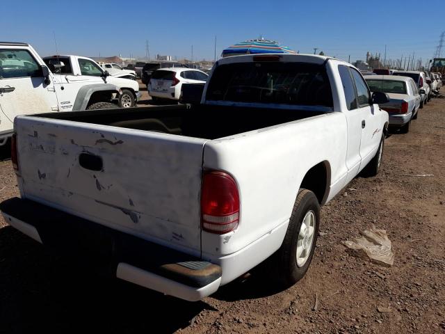 1B7GL23X6VS133366 - 1997 DODGE DAKOTA WHITE photo 3