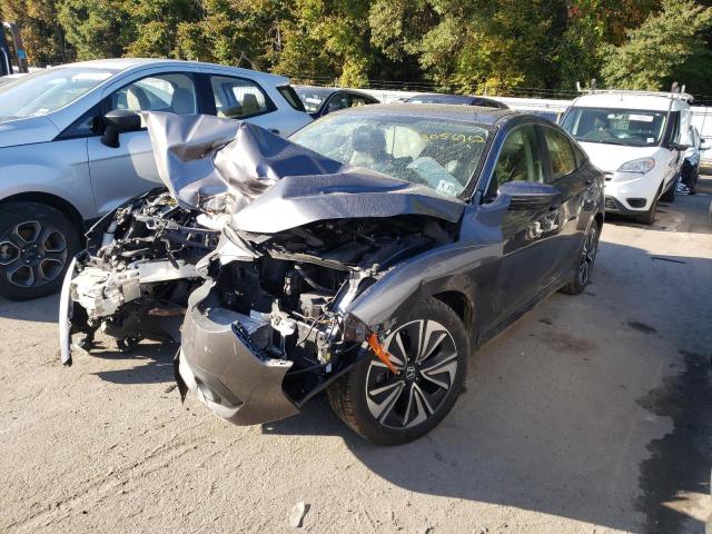 JHMFC1F72JX005302 - 2018 HONDA CIVIC EXL Grafit foto 2