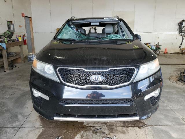 5XYKWDA22BG148016 - 2011 KIA SORENTO SX BLACK photo 9