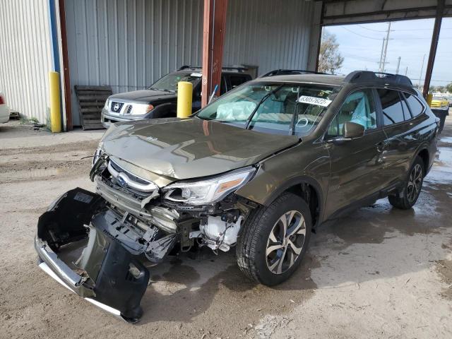 4S4BTANC5L3236554 - 2020 SUBARU OUTBACK LI GRAY photo 2