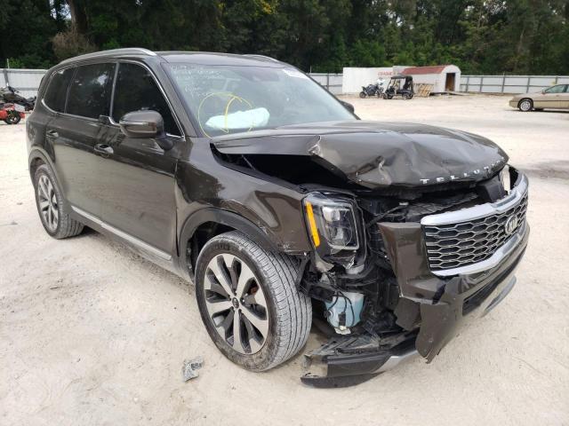 5XYP3DHC9MG136400 - 2021 KIA TELLURIDE BROWN photo 1