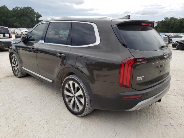 5XYP3DHC9MG136400 - 2021 KIA TELLURIDE BROWN photo 3