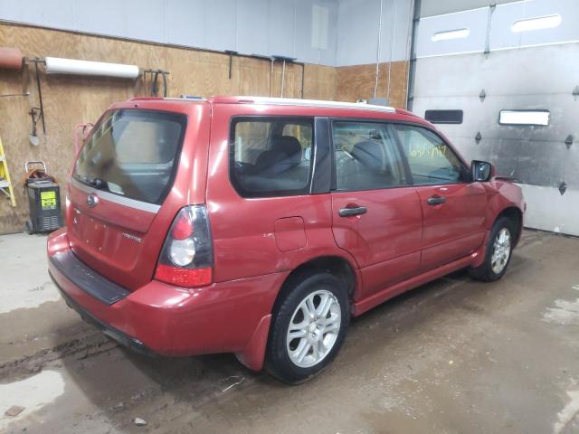 JF1SG66678H709949 - 2008 SUBARU FORESTER S RED photo 4