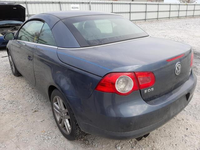 WVWFA71F48V010189 - 2008 VOLKSWAGEN EOS LUX Черный фото 3