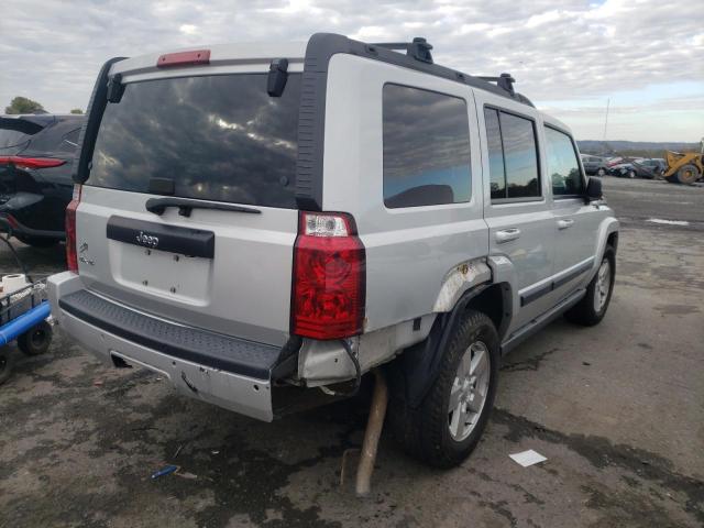 1J8HG48KX7C570102 - 2007 JEEP COMMANDER SILVER photo 4