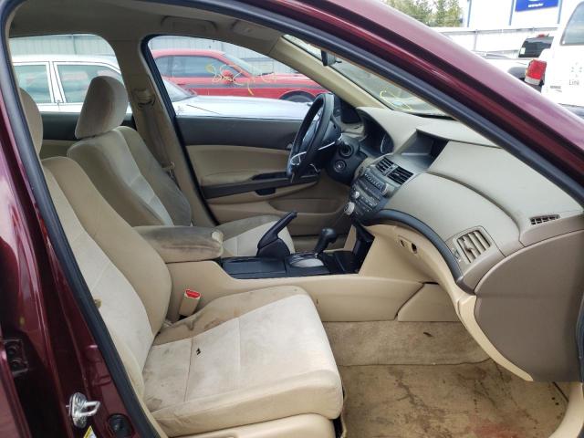 1HGCP2F41AA010788 - 2010 HONDA ACCORD LXP BURGUNDY photo 5