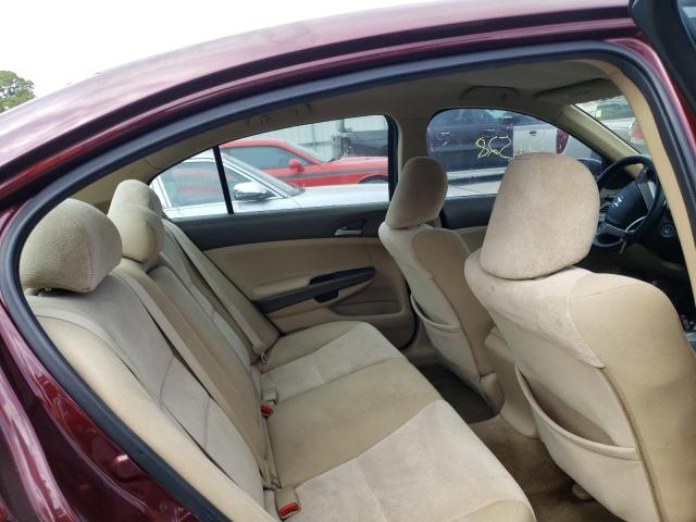 1HGCP2F41AA010788 - 2010 HONDA ACCORD LXP BURGUNDY photo 6