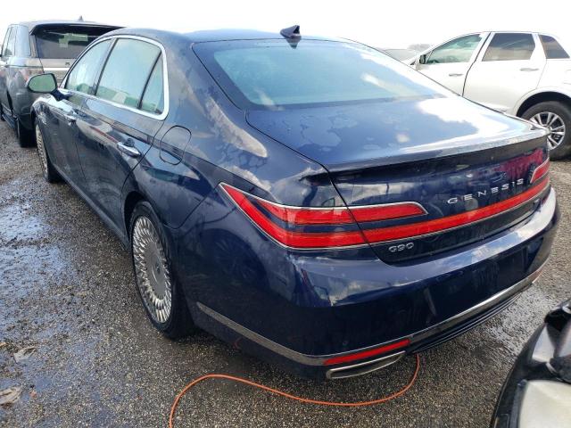 KMTF54PH4NU092939 - 2022 GENESIS G90 ULTIMA BLUE photo 3