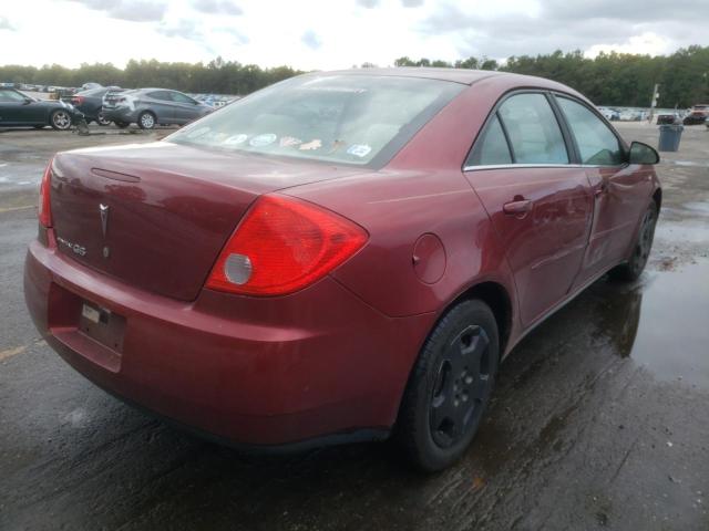 1G2ZF57BX84258979 - 2008 PONTIAC G6 VALUE L RED photo 4