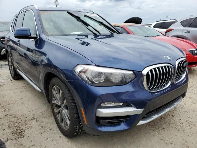 5UXTR7C50KLF25128 - 2019 BMW X3 SDRIVE3 BLUE photo 1