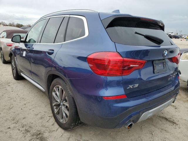 5UXTR7C50KLF25128 - 2019 BMW X3 SDRIVE3 BLUE photo 3