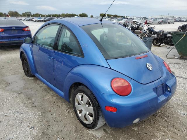 3VWBK21C71M451011 - 2001 VOLKSWAGEN NEW BEETLE BLUE photo 3