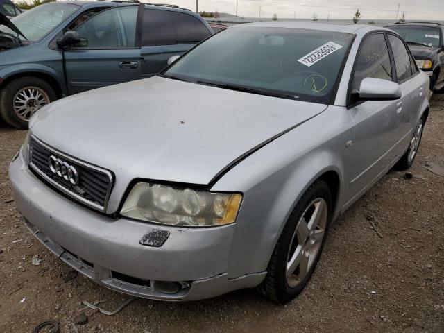 WAUJC68E34A267161 - 2004 AUDI A4 1.8T SILVER photo 2