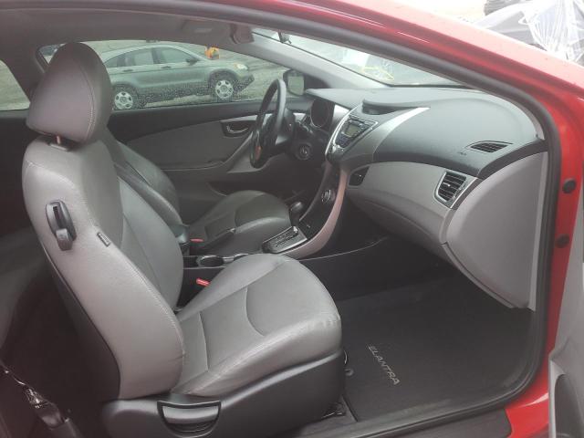 KMHDH6AE5DU007026 - 2013 HYUNDAI ELANTRA CO RED photo 5