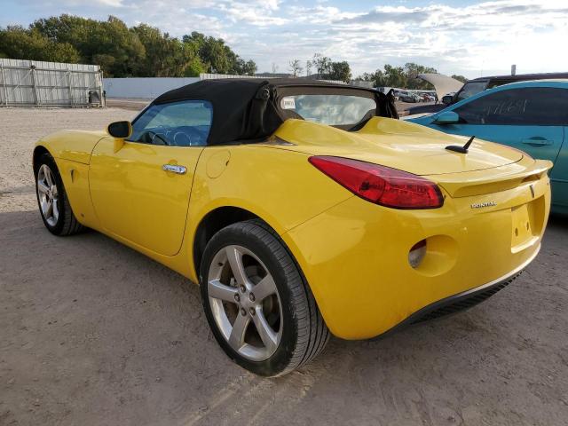 1G2MB35B27Y126576 - 2007 PONTIAC SOLSTICE YELLOW photo 3