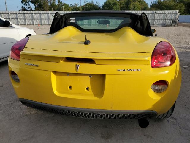 1G2MB35B27Y126576 - 2007 PONTIAC SOLSTICE YELLOW photo 6