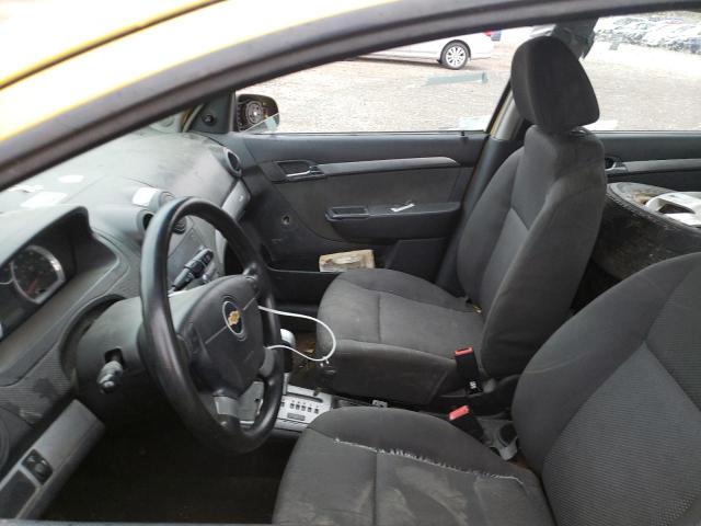 KL1TD5DE4AB044116 - 2010 CHEVROLET AVEO LS 黄色 照片 5